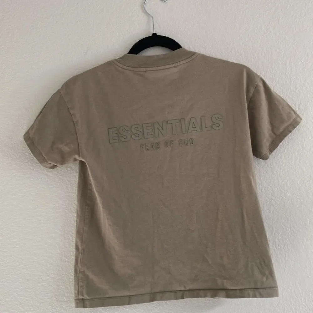 Essentials Fear Of God Short Logo Short Sleeve Top - Picture 7 of 9